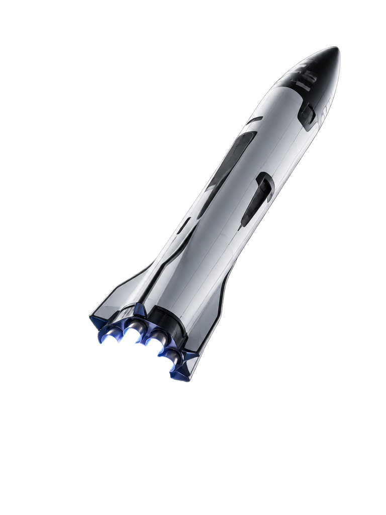 AetherX rocket departing