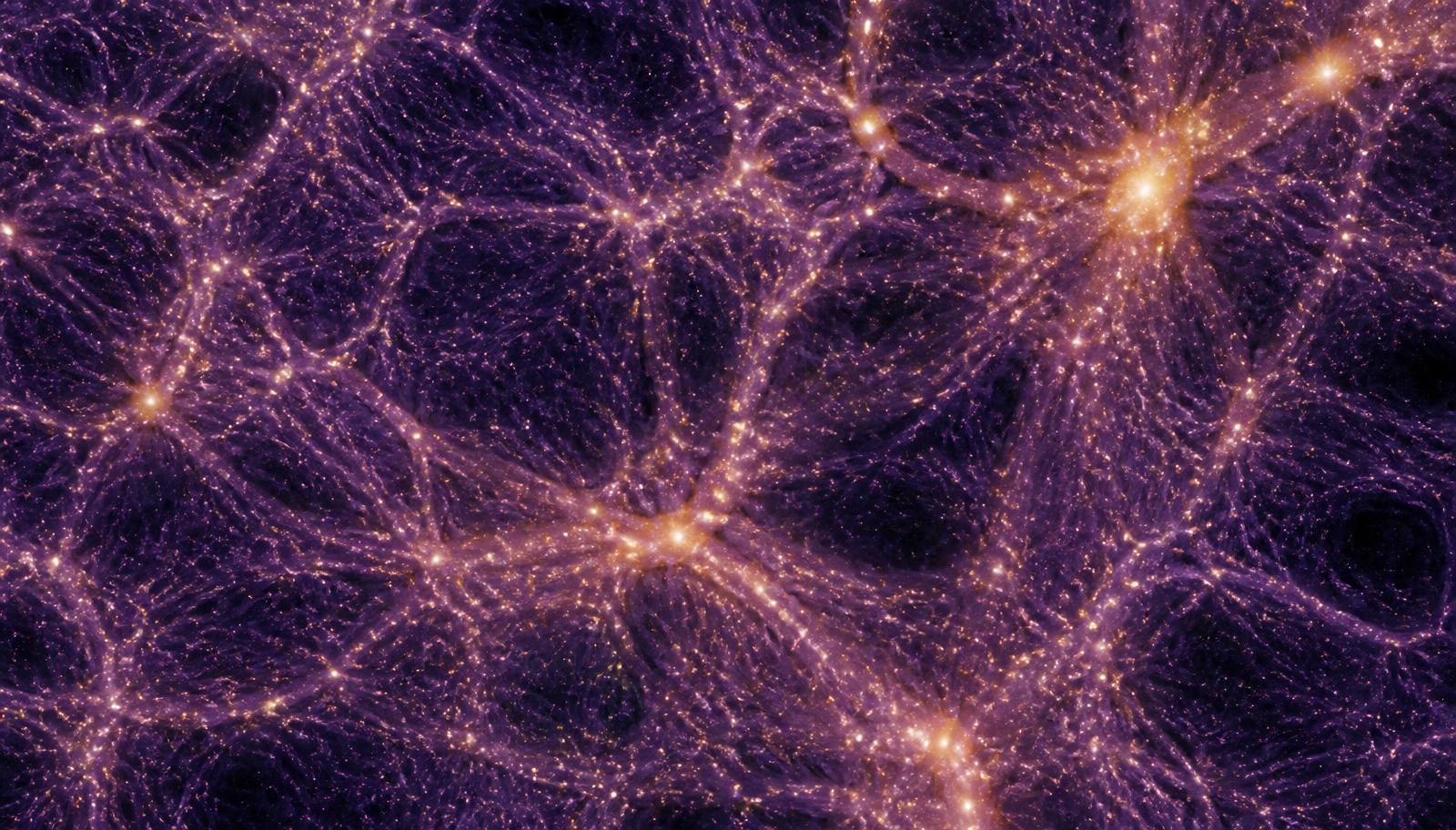 Cosmic web of galaxy filaments across the observable universe
