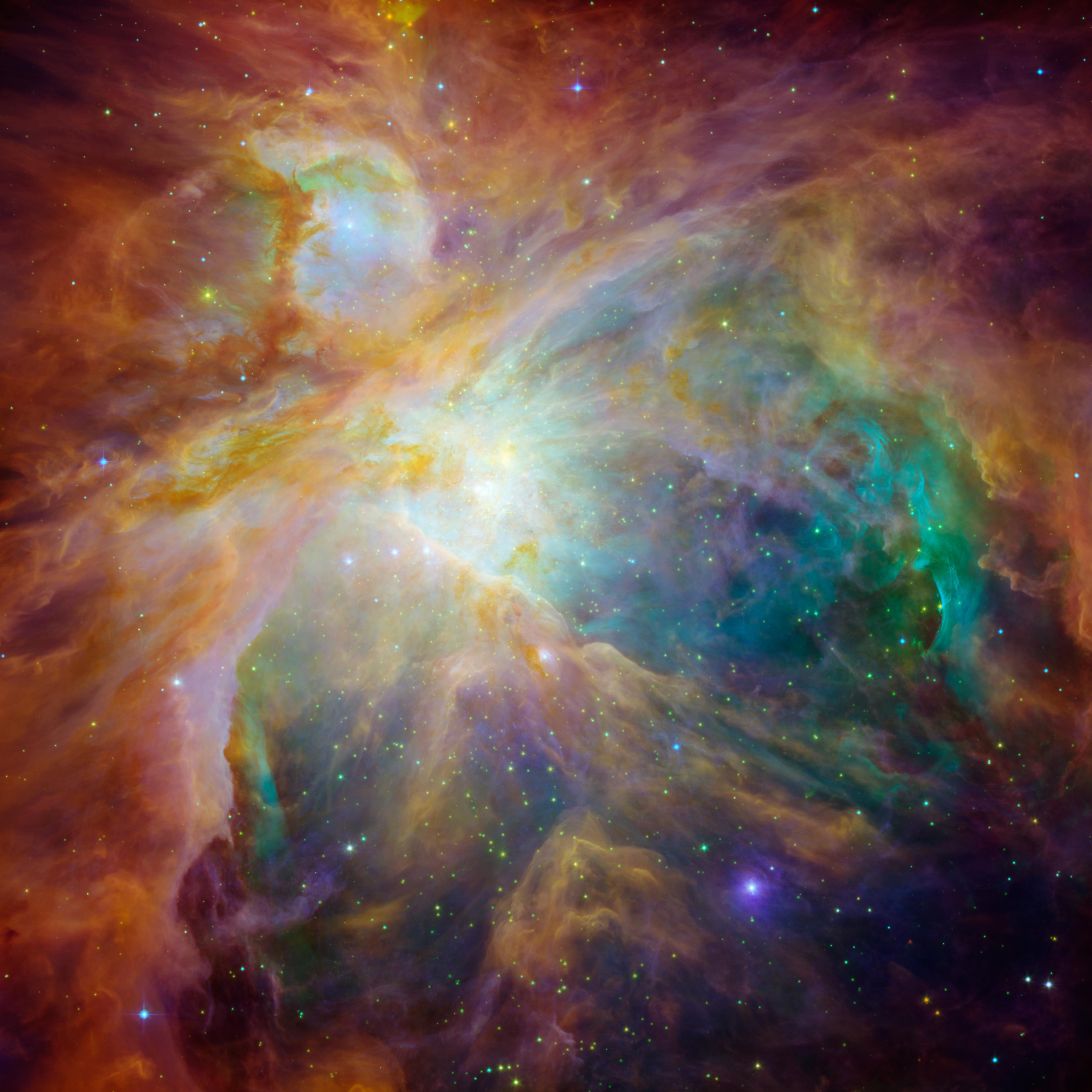 Teal nebula